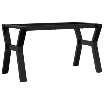 öntöttvas dohányzóasztallábak Y-alakú vázzal 80 x 40 x 43 cm - utánvéttel vagy ingyenes szállítással