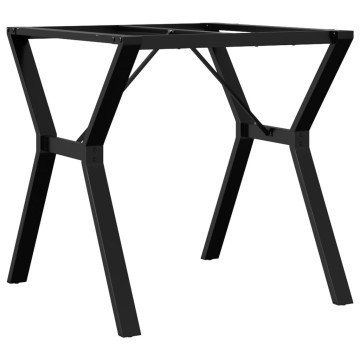 öntöttvas dohányzóasztallábak Y-alakú vázzal 70 x 70 x 73 cm - utánvéttel vagy ingyenes szállítással