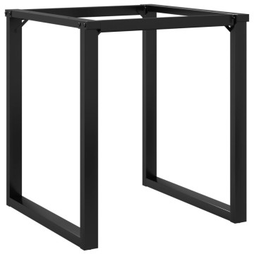 öntöttvas dohányzóasztallábak O-alakú vázzal 70 x 70 x 73 cm - utánvéttel vagy ingyenes szállítással