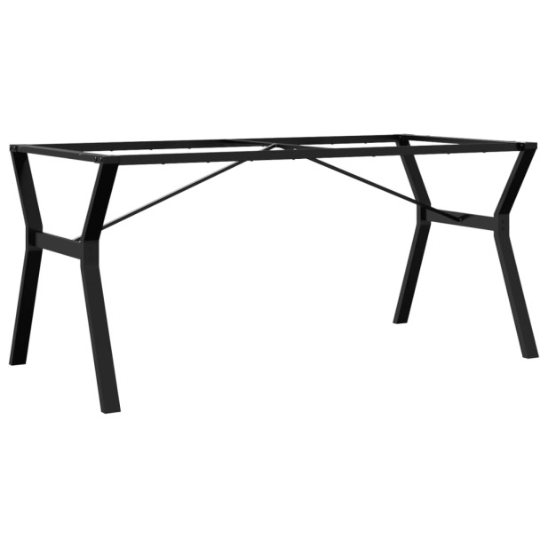 öntöttvas étkezőasztallábak Y-alakú vázzal 160 x 80 x 73 cm - utánvéttel vagy ingyenes szállítással