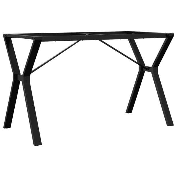 öntöttvas étkezőasztallábak Y-alakú vázzal 120 x 60 x 73 cm - utánvéttel vagy ingyenes szállítással