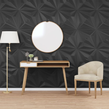12 db fekete XPS csillagmintás fali panel 50 x 50 cm 3 m² - utánvéttel vagy ingyenes szállítással