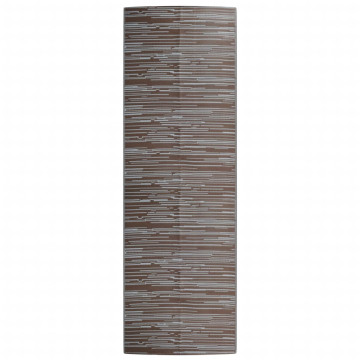 Kültéri szőnyeg ARAKIL barna 80x250 cm PP - utánvéttel vagy ingyenes szállítással