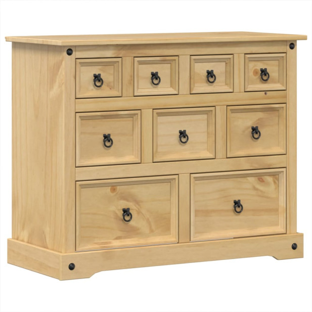 Corona tömör fenyőfa komód 101x45x82 cm - utánvéttel vagy ingyenes szállítással