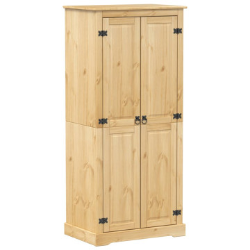 Corona tömör fenyőfa ruhásszekrény 76x50x170 cm - utánvéttel vagy ingyenes szállítással