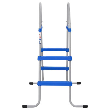 Acél és műanyag medencelétra talaj feletti medencéhez 84 cm - utánvéttel vagy ingyenes szállítással