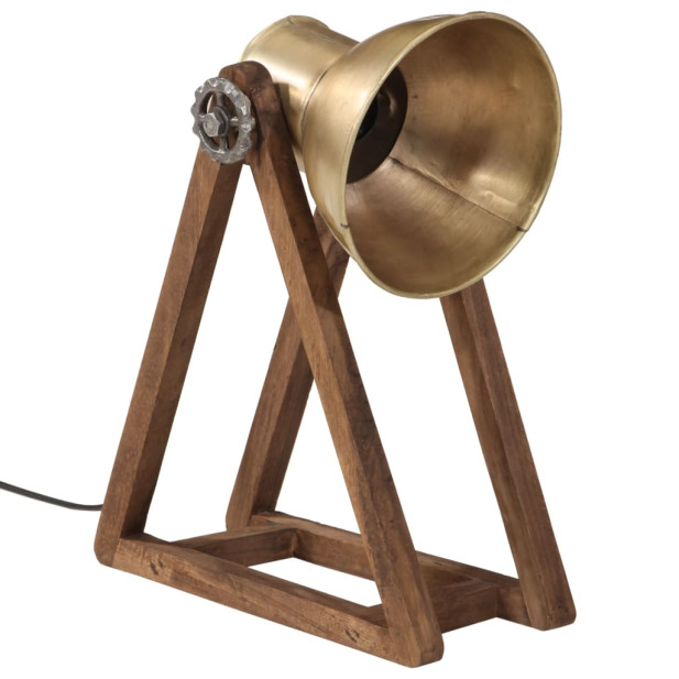 Antik sárgaréz asztali lámpa 25 W 30x17x40 cm E27 - utánvéttel vagy ingyenes szállítással