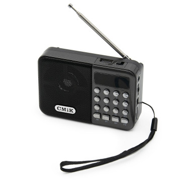Akkumulátoros mini vezeték nélküli rádió (MK-066)