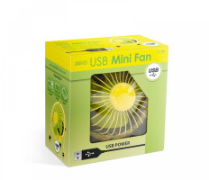 USB Mini Ventilátor - Citrom