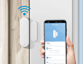 Smart Wi-Fi-s nyitásérzékelő - 2 x AAA - öntapadós