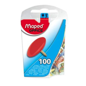 Rajzszeg, 100 db-os, MAPED, színes