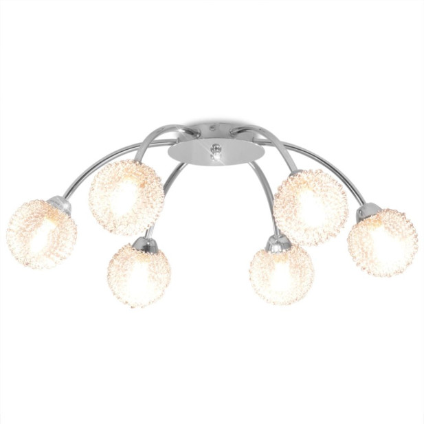 Mennyezeti lámpa 6 db 240 W-os G9-es LED izzóval - utánvéttel vagy ingyenes szállítással