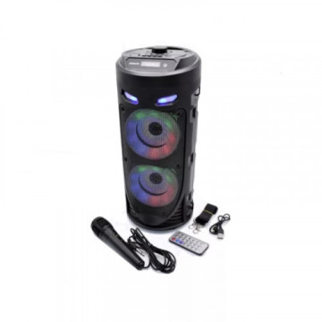 ZQS 4239 BLUETOOTH PARTY HANGSZÓRÓ MIKROFONNAL TÁVIRÁNYÍTÓVAL FEKETE