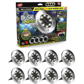 Bell Howell Disk Lights 8 db multifunkcionális LED-es szolárlámpa