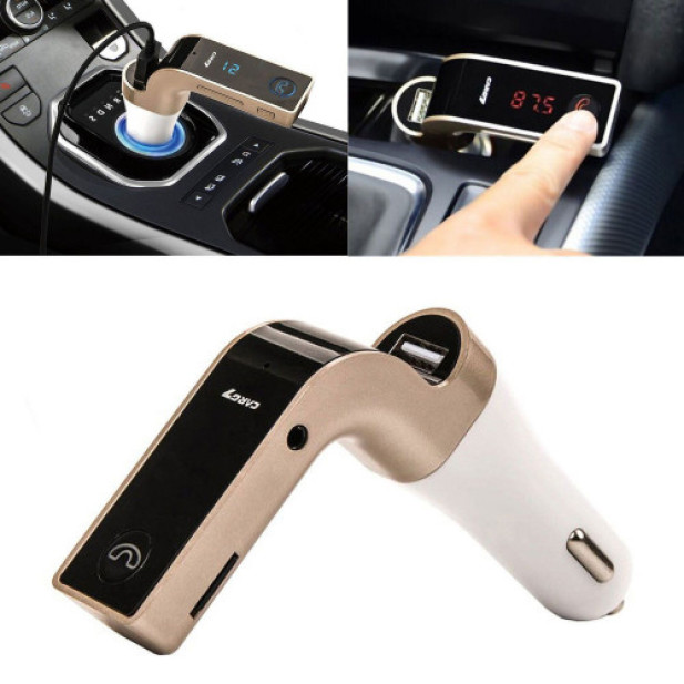 Carg7 - Bluetooth FM Transmitter USB és MicroSD kártya foglalattal