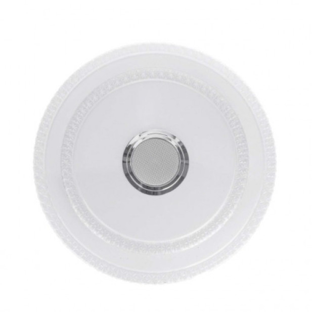 Intelligens RGBW Mennyezeti Lámpa,  Bluetooth Hangszóróval 50cm dupla kristályos