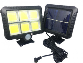 LF-1520 Napelemes Mozgásérzékelős COB LED LÁMPA