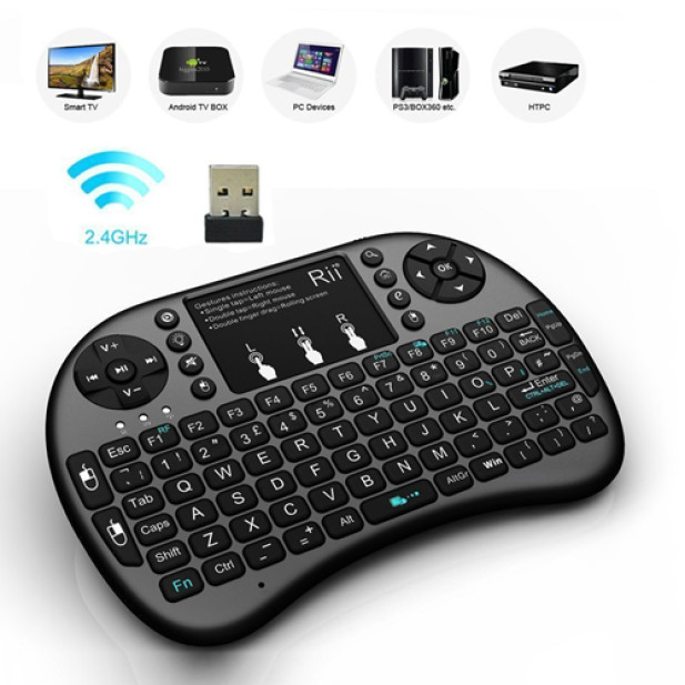 Mini Wireless Keyboard touchpad  XBox, PS, PC, Notebook, Smart TV