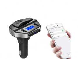 V6 AUTÓS BLUETOOTH FM TRANSMITTER ÉS HEADSET