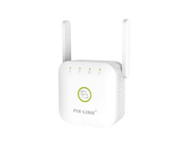 Pix-Link WPS wifi jelerősítő, repeater, fehér