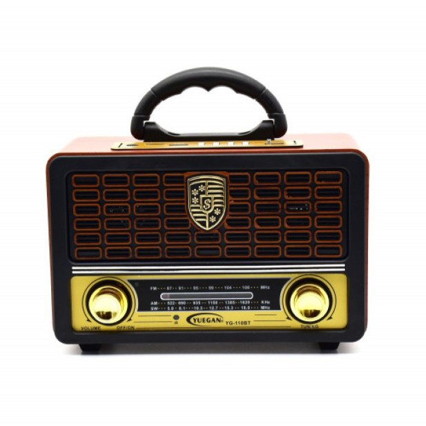 YG-110BT Retro Táska Rádió MP3 lejátszóval