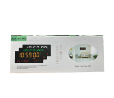 Digitális falióra LED fali dátum ébresztőóra hőmérséklet Jh-3608