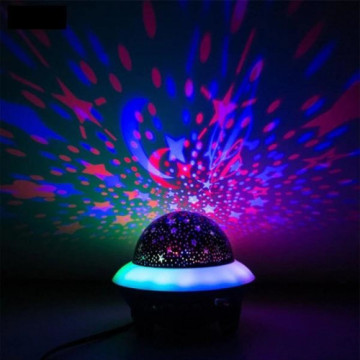 Csillag projektor Bluetooth hangszóró távirányítóval -Crystal Magic Ball Light