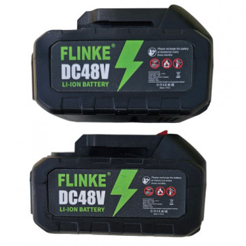 Flinke FK-AKK-4060 Segédkerekes Akkumulátoros Fűkasza és Szegélynyíró 2db Nagy Akku - Erősebb Motor