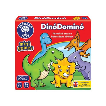 Dinó dominó - Orchard Toys Mini játék