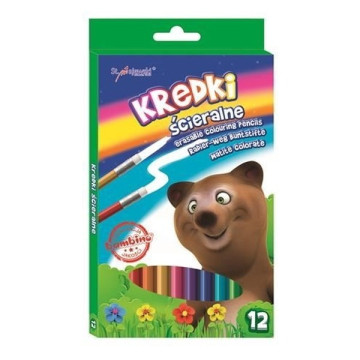 Bambino 12 db-os színes ceruza készlet radírral