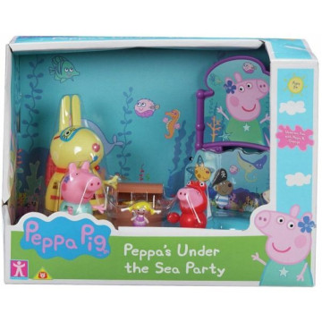 Peppa malac vízalatti játékszett 3 figurával