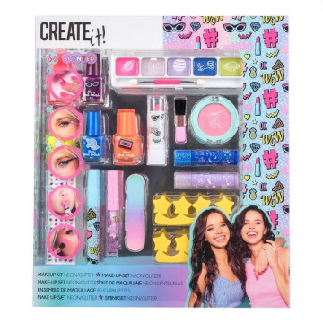 Create It! Make-Up szett neon és csillámos színekkel - Canenco