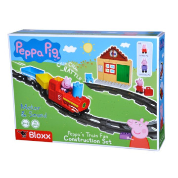 Play Big Bloxx Peppa malac építőjáték szett - Vonatozás Nagypapival