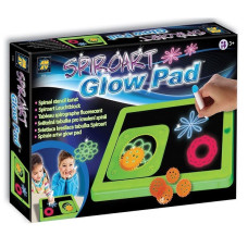 Glow Pad Neon világító és letörölhető rajztábla - Spirálok