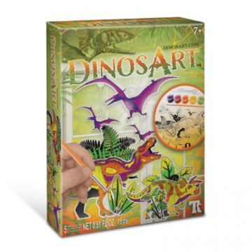 Dínós suncatcher kifestő készlet - DinosArt