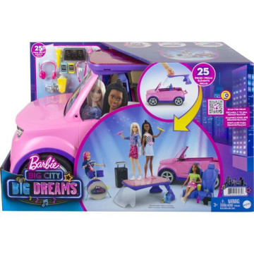 Barbie baba Big City Dreams játékszett - Guruló színpad