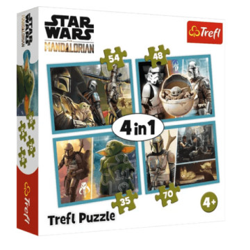 Baby Yoda puzzle 4 az 1-ben - The Mandalorian