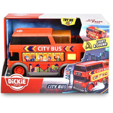 Dickie City Bus - városnéző busz 15 cm