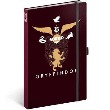 Harry Potter jegyzetfüzet A5 - vonalas - Gryffindor