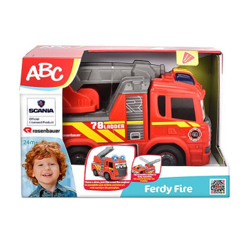 Dickie Happy ABC - Ferdy Fire tűzoltóautó fénnyel és hanggal