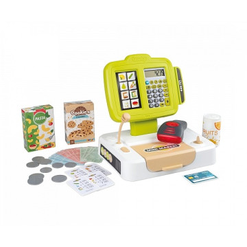 Smoby elektronikus játék pénztárgép mikrofonnal - zöld