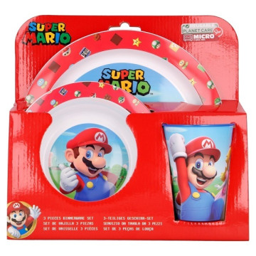 Super Mario étkészlet 3 darabos