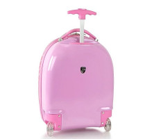 HEYS 2 kerekű ABS bőrönd - Pink leopárd mintás