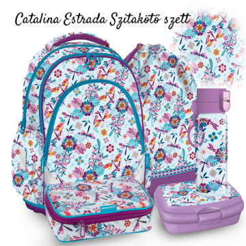 Ars Una Catalina Estrada iskolatáska 5 részes SZETT - Szitakötők