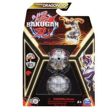 Bakugan Core kombinálható golyó 1 db-os - átlátszó Titanium Dragonoid - Combine & Brawl