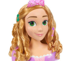 Disney Princess Aranyhaj Fésülhető babafej – Rapunzel