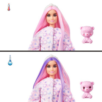 Barbie Cutie Reveal meglepetés baba 5. széria - Teddy maci