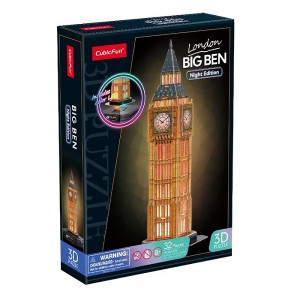 CubicFun 3D LED puzzle 32 db-os Big Ben