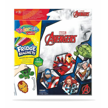 Colorino fóliás kreatív készlet - Avengers hűtőmágnes