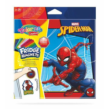 Colorino fóliás kreatív készlet - Spiderman hűtőmágnes